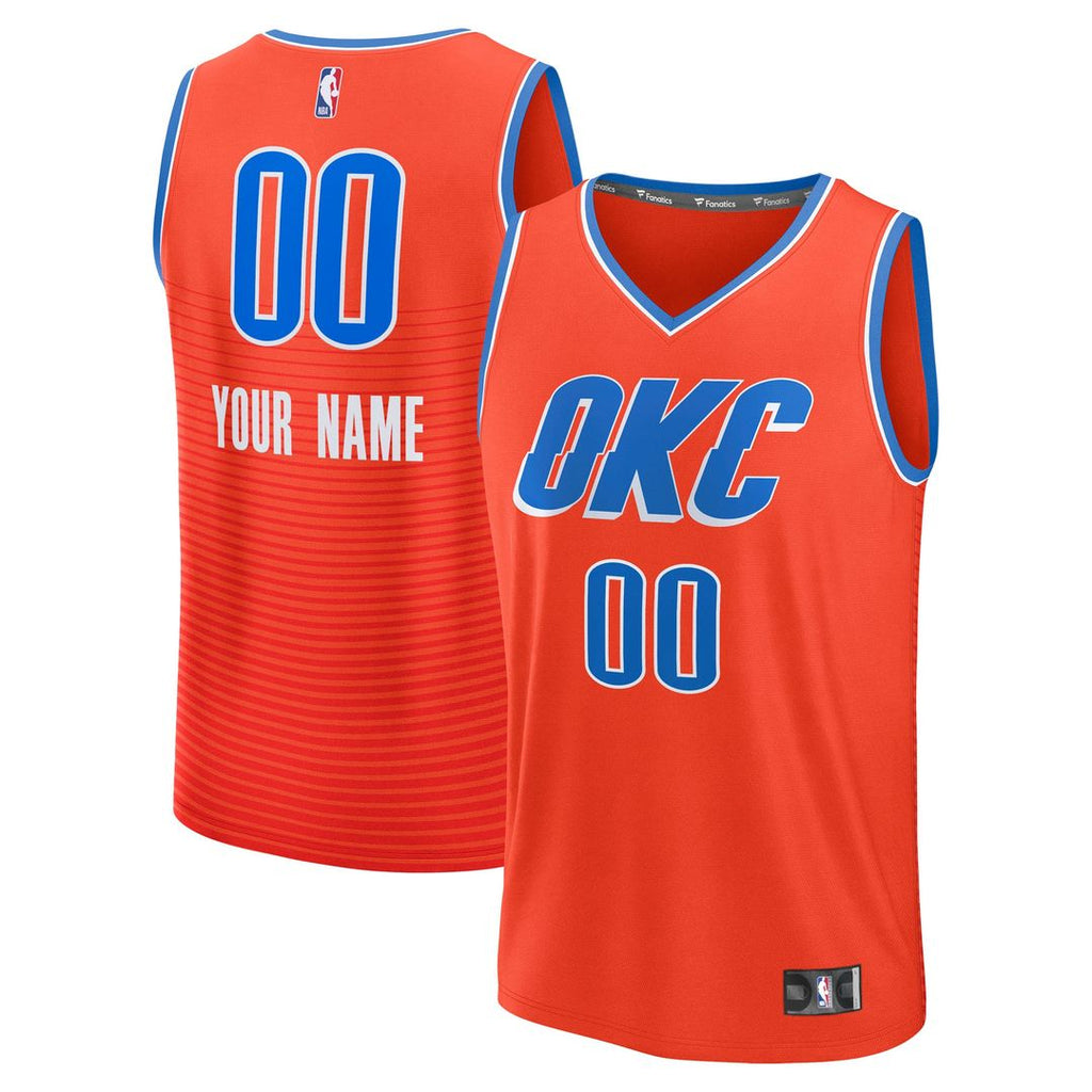 Oklahoma City Thunder Fanatics Fast Break Custom Jersey product image 1