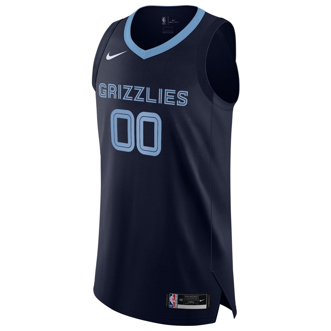 Memphis Grizzlies Nike 2020/21 Authentic Custom Jersey Navy product image 2
