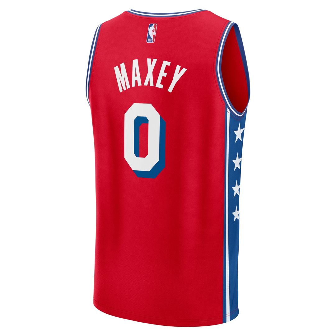 Philadelphia 76ers Tyrese Maxey Fanatics Fast Break Replica product image 3