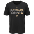 New Orleans Saints Youth NFL Flux Dual Blend Short Sleeve T-Shirt product image 1, provided for visual reference and product