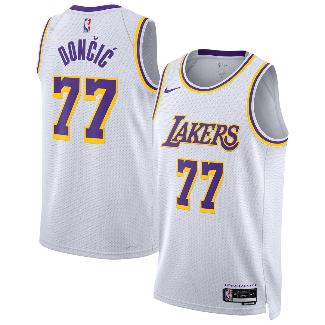 Los Angeles Lakers Luka Dončić Nike Unisex Swingman Jersey product image 1