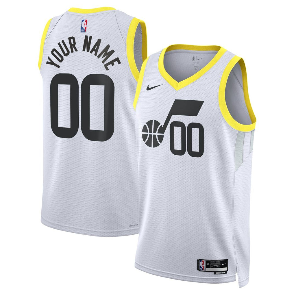 Utah Jazz Nike Unisex Swingman Custom Jersey Gold - Icon product image 7