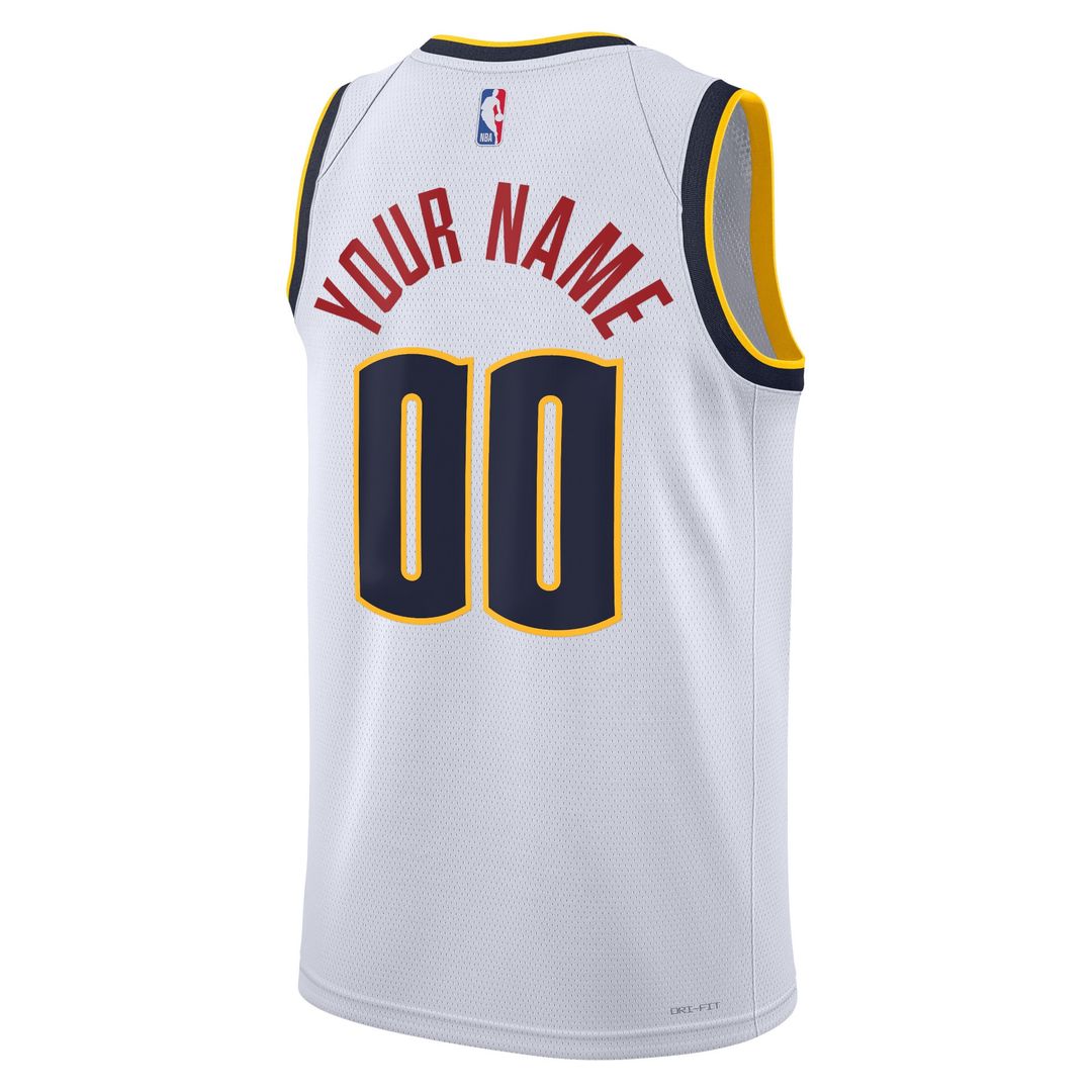 Denver Nuggets Nike Unisex Swingman Custom Jersey White product image 3