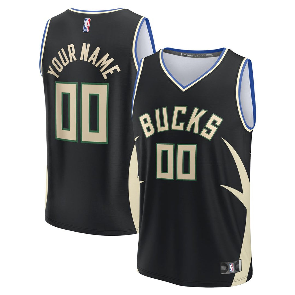 Milwaukee Bucks Fanatics Custom Fast Break Jersey product image 1
