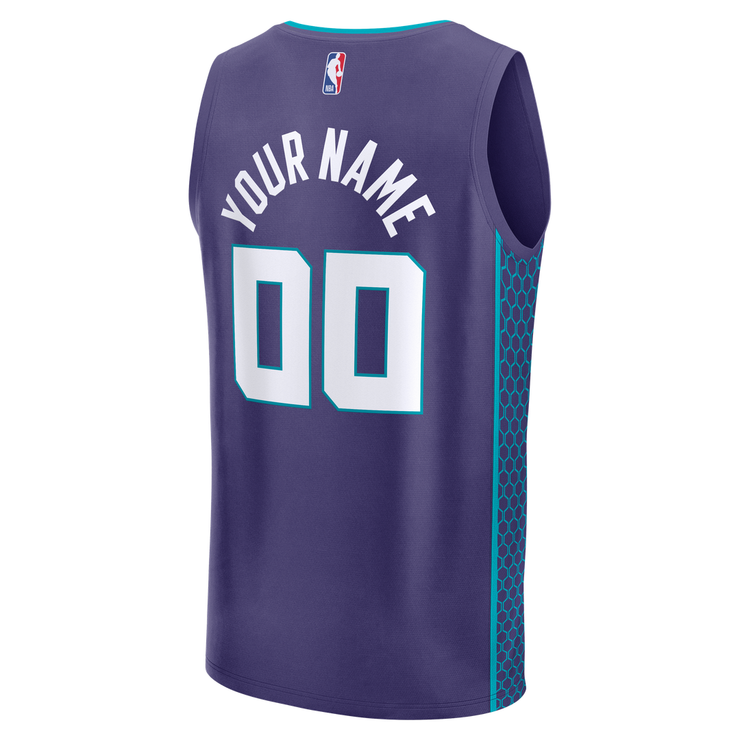 Charlotte Hornets Fanatics Fast Break Custom Jersey - Icon product image 3