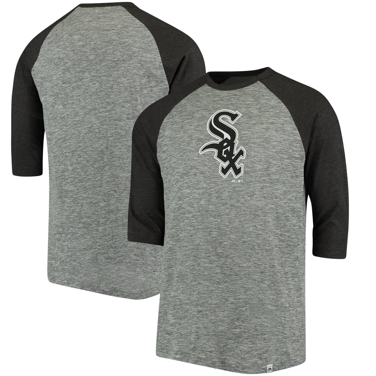 Mens Chicago White Sox Grueling Ordeal 3/4 Sleeve Crew Neck T-Shirt product image 1, provided for visual reference and