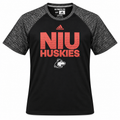 adidas Northern Illinois Huskies Adult Ultimate Raglan Shirt product image 1, provided for visual reference and product