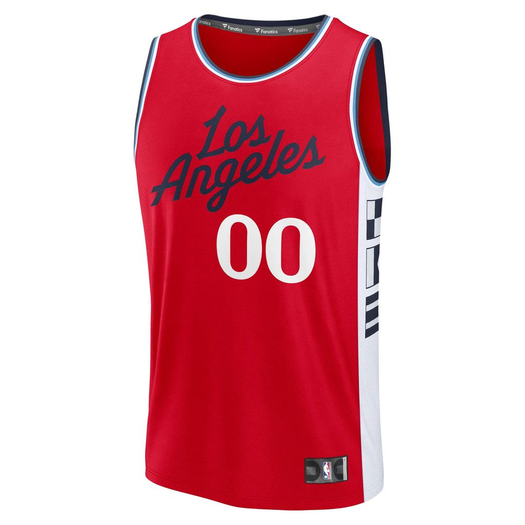 LA Clippers Fanatics Youth Fast Break Custom Replica Jersey product image 2