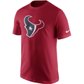 NFL Houston Texans Nike Red Essential Logo T-Shirt for Men product image 1, provided for visual reference and product detail