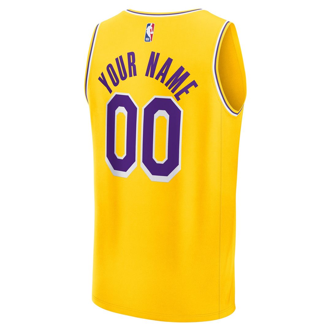 Los Angeles Lakers Fanatics Youth Fast Break Custom Jersey product image 3