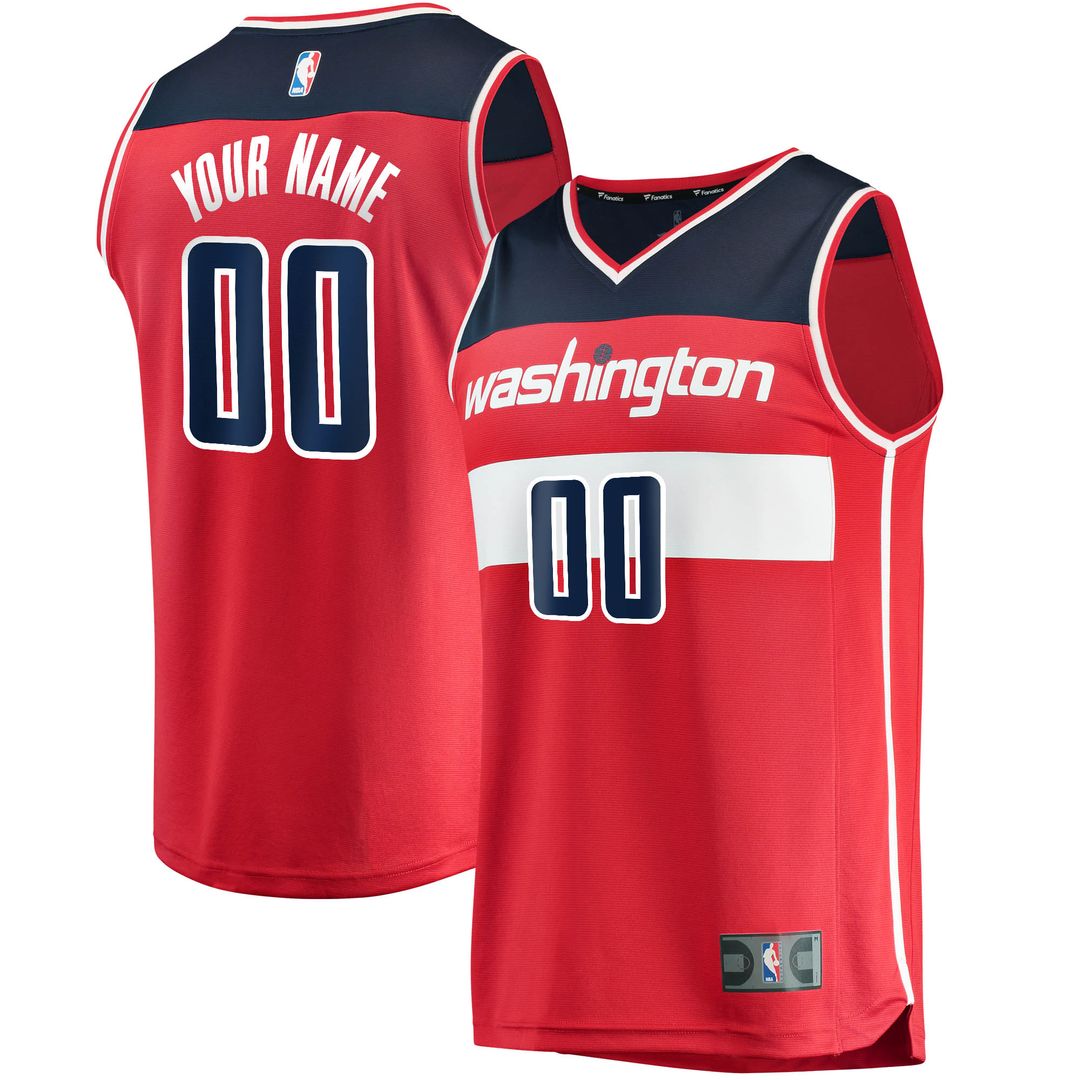 Washington Wizards Fanatics Youth Fast Break Custom Replica product image 1