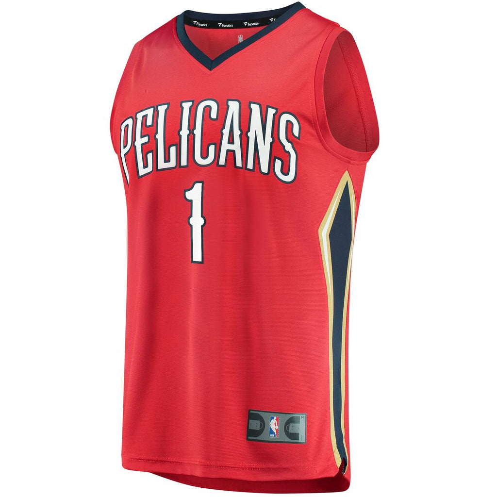 New Orleans Pelicans Zion Williamson Fanatics Replica Fast product image 2