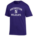Northwestern Wildcats Purple Champion T-shirt for Men product image 1, provided for visual reference and product detail