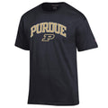 Purdue Boilermakers Black Champion T-shirt for Men product image 1, provided for visual reference and product detail review