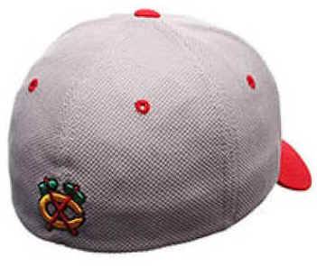Zephyr NHL Chicago Blackhawks Athlete Flex Fit Cap product image 2, provided for visual reference and product detail review