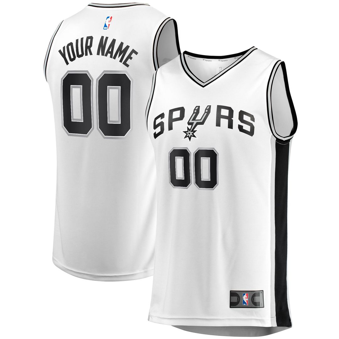 San Antonio Spurs Fanatics Fast Break Custom Replica Jersey product image 1
