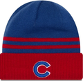 Men’s Chicago Cubs New Era Arctic Trim Cuff Knit Hats product image 1, provided for visual reference and product detail