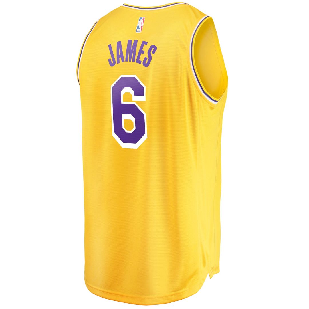 Los Angeles Lakers LeBron James Fanatics 2021/22 Fast Break product image 3