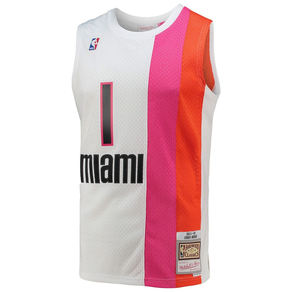 Miami Heat Chris Bosh Mitchell & Ness 2011/12 Hardwood product image 2