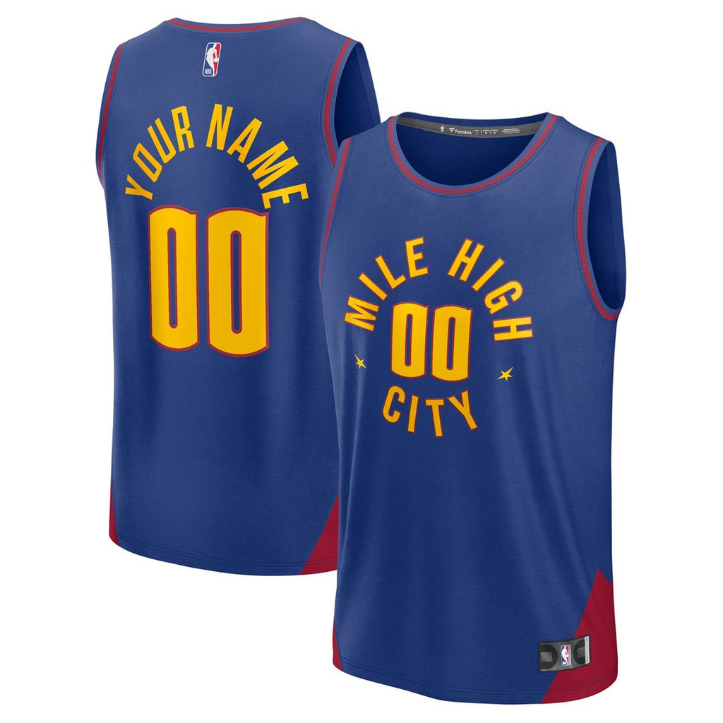 Denver Nuggets Fanatics Fast Break Custom Jersey - Icon product image 7