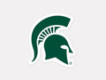 NCAA Michigan State University Perfect Cut Color Decal product image 1, provided for visual reference and product detail