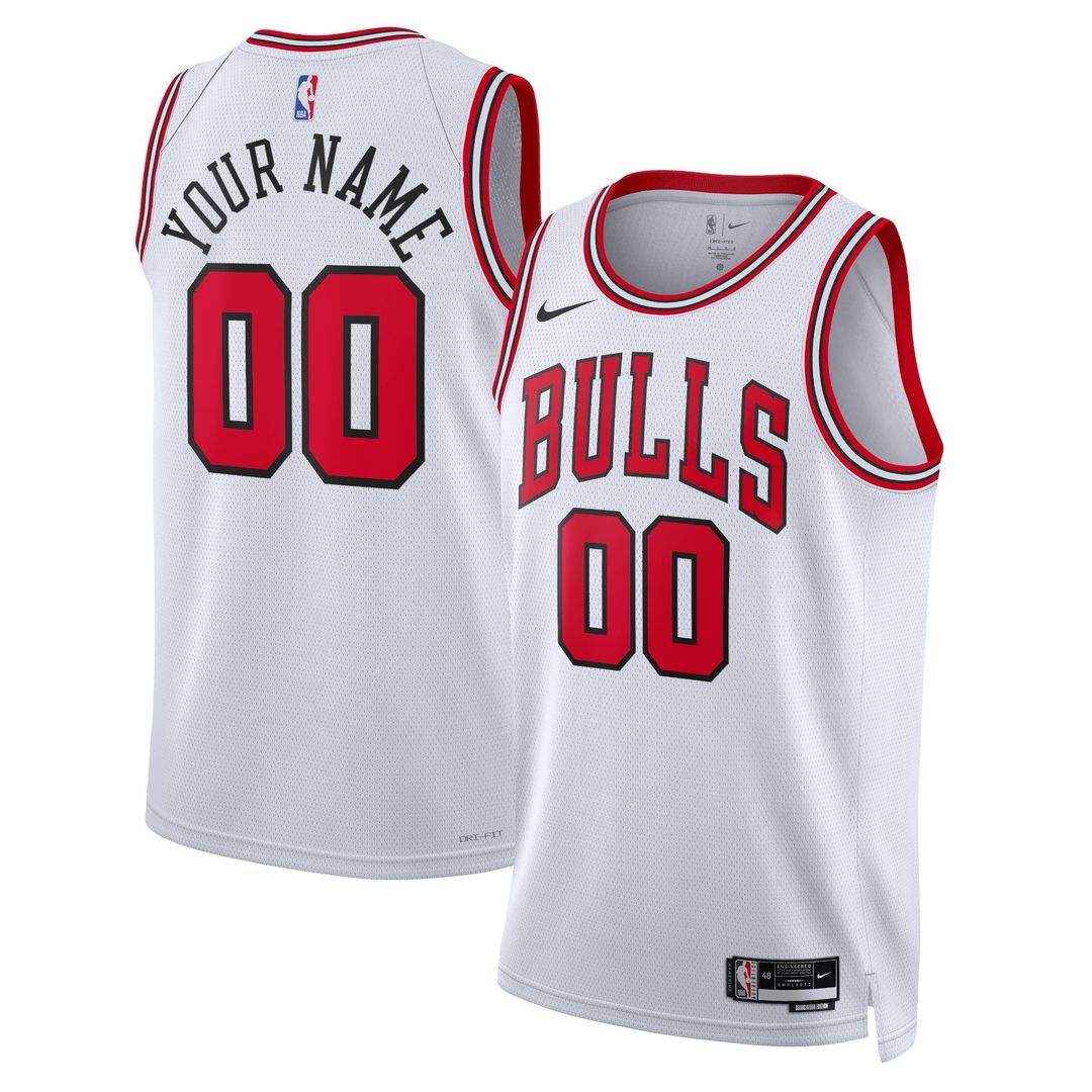 Chicago Bulls Nike Unisex Swingman Custom Jersey Red - Icon product image 7