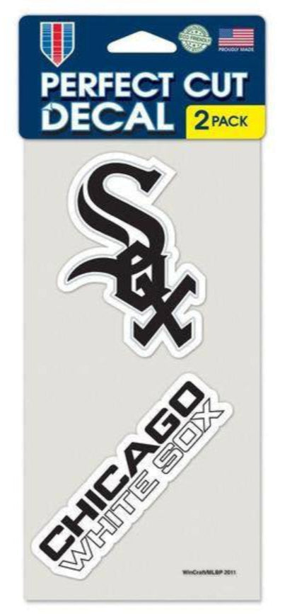 Chicago White Sox 4X8 2-Pack Decal By Wincraft product image 1, provided for visual reference and product detail review