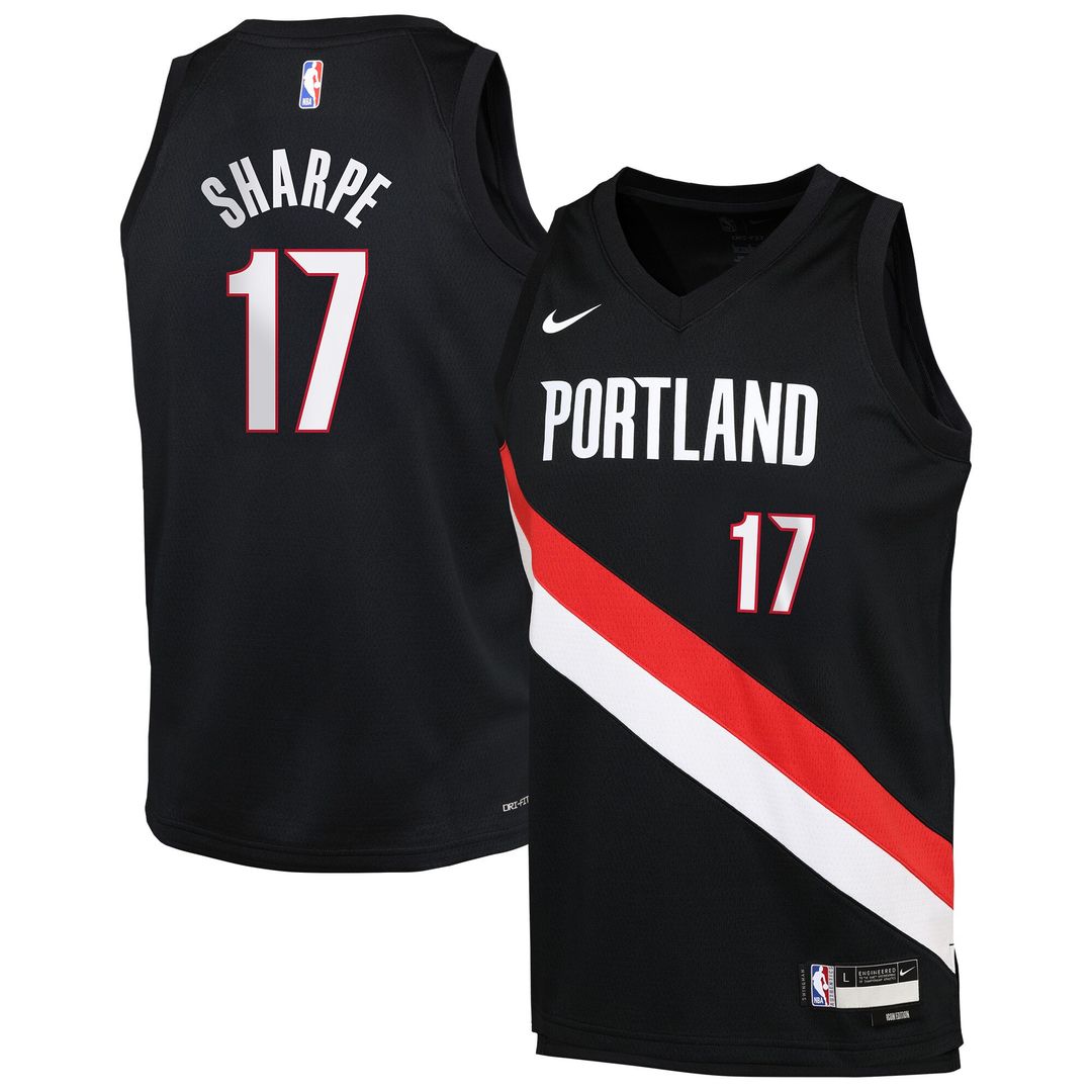 Portland Trail Blazers Shaedon Sharpe Nike Youth Icon product image 1