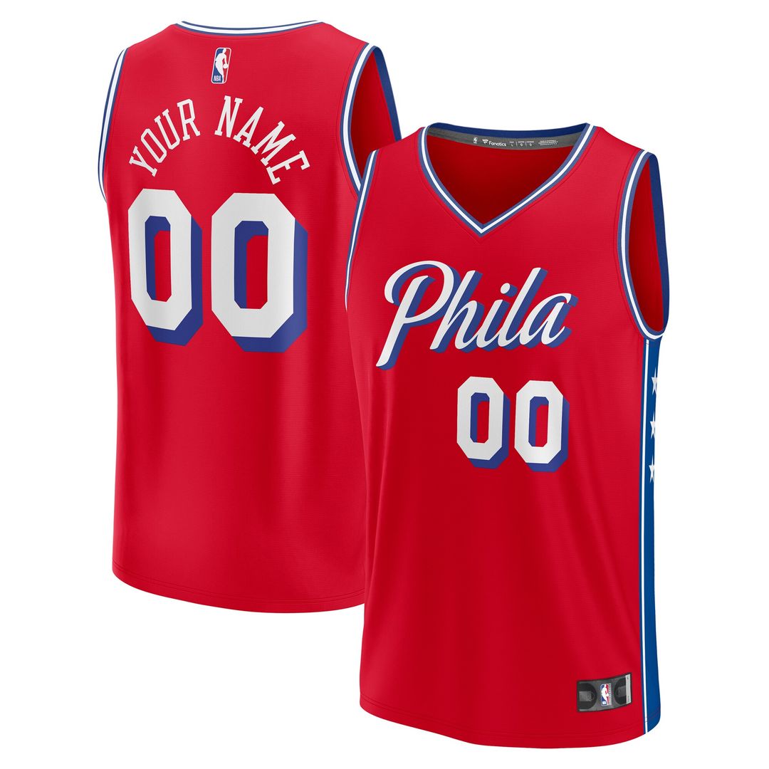 Philadelphia 76ers Fanatics Youth Fast Break Replica Custom product image 1