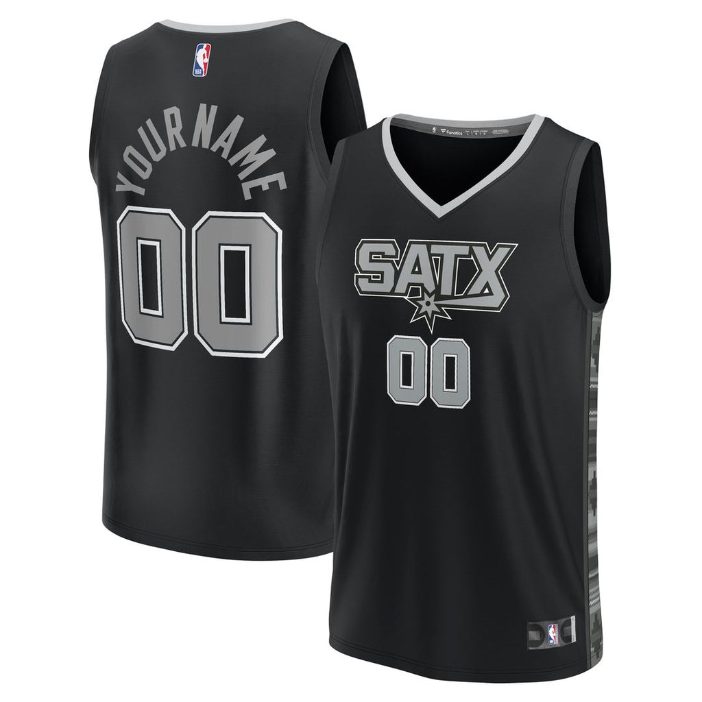 San Antonio Spurs Fanatics Fast Break Custom Replica Jersey product image 1