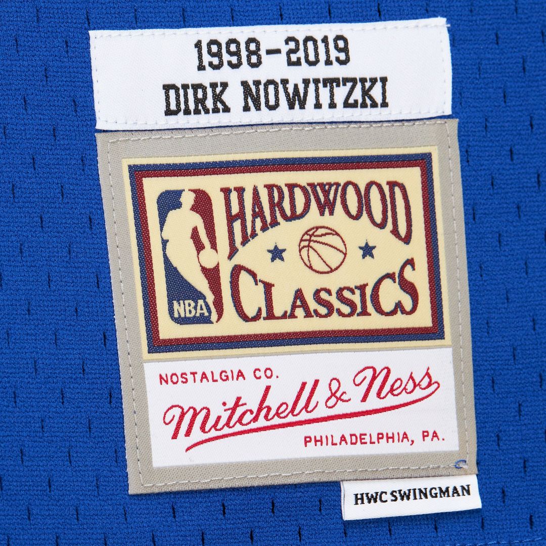 Dallas Mavericks Dirk Nowitzki 1998 Swingman Jersey - Royal product image 4