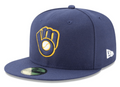 Milwaukee Brewers Authentic Collection 59Fifty Fitted Alt 2 Hat product image 1, provided for visual reference and product