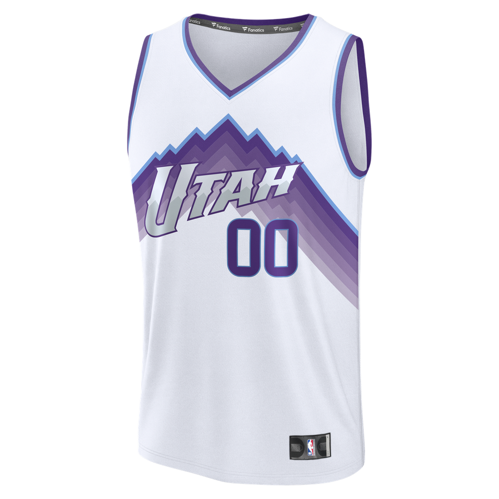 Utah Jazz Fanatics Youth Fast Break Custom Replica Jersey product image 8