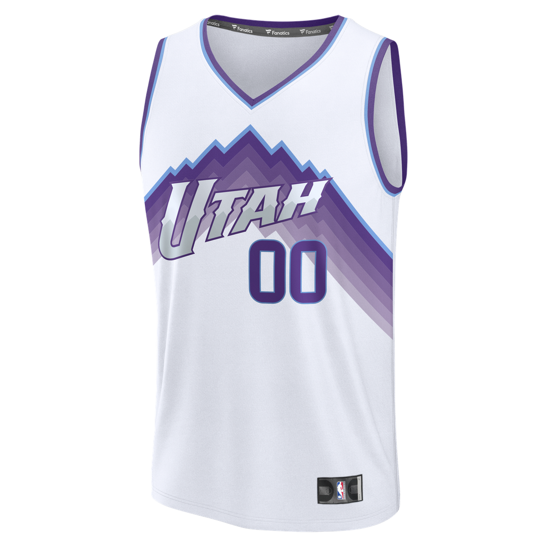 Utah Jazz Fanatics Youth Fast Break Custom Replica Jersey product image 8