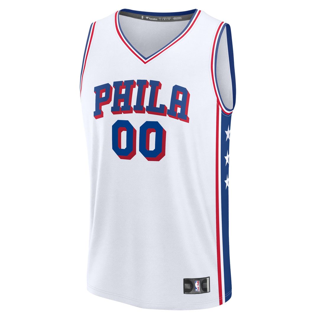 Philadelphia 76ers Fanatics Fast Break Custom Jersey - Icon product image 8