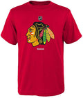 Chicago Blackhawks Child Red Primary Logo T Shirt product image 1, provided for visual reference and product detail review