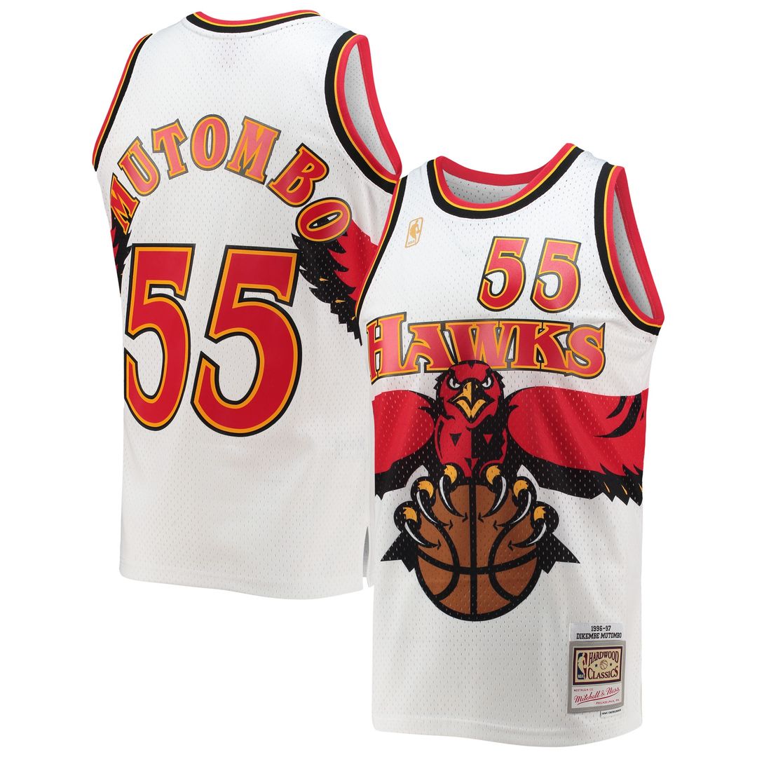 Atlanta Hawks Dikembe Mutombo Mitchell & Ness 1996/97 product image 1