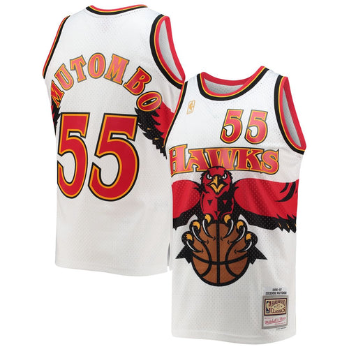 Atlanta Hawks Dikembe Mutombo Mitchell & Ness 1996/97 product image 1