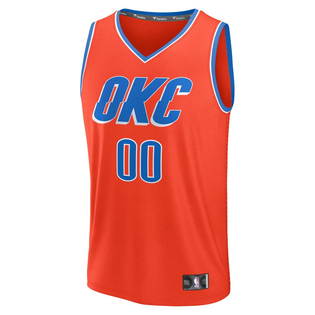 Oklahoma City Thunder Fanatics Fast Break Custom Jersey product image 2