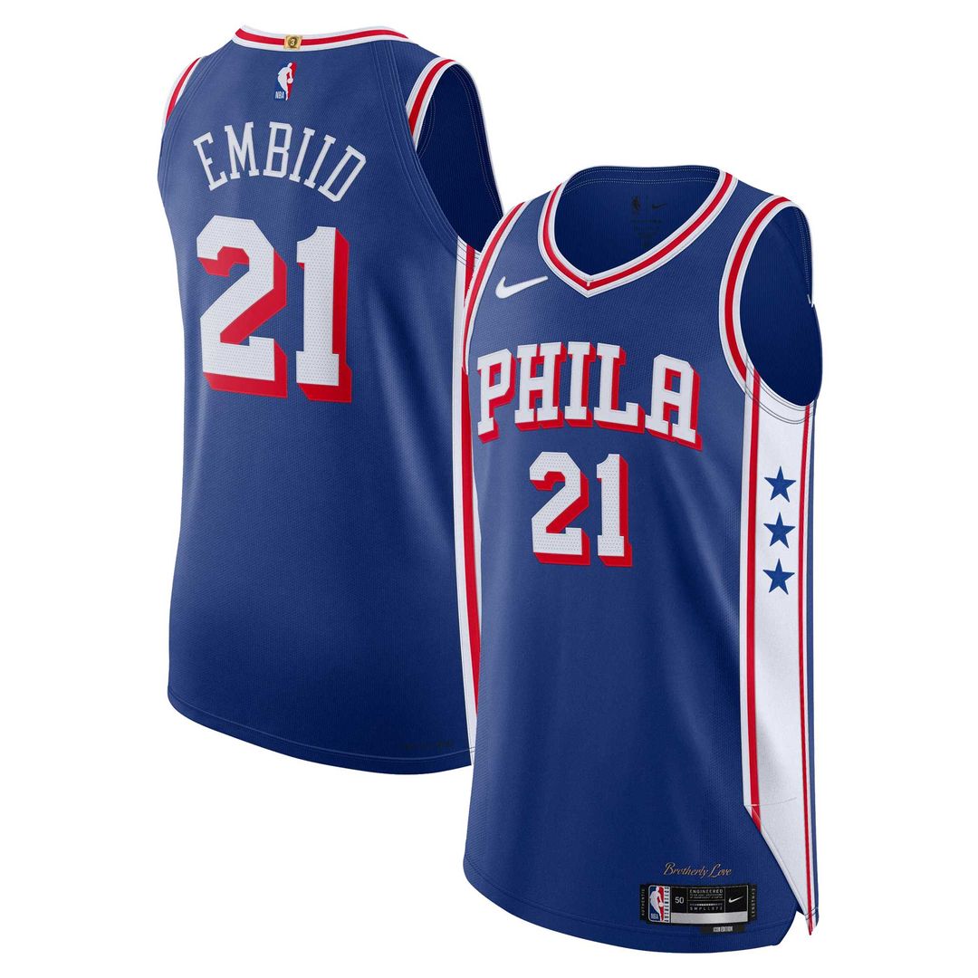 Philadelphia 76ers Joel Embiid Nike Authentic Jersey - Icon product image 1