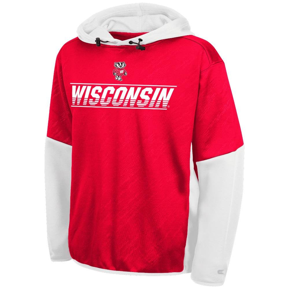 NCAA Wisconsin Badgers Youth Sleet Fleece By Colosseum Athletics product image 1, provided for visual reference and product