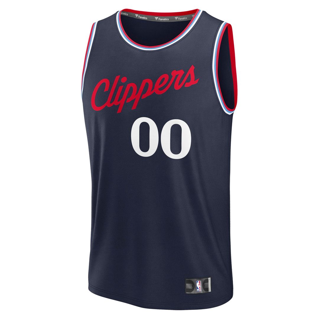 LA Clippers Fanatics Youth Fast Break Custom Replica Jersey product image 5