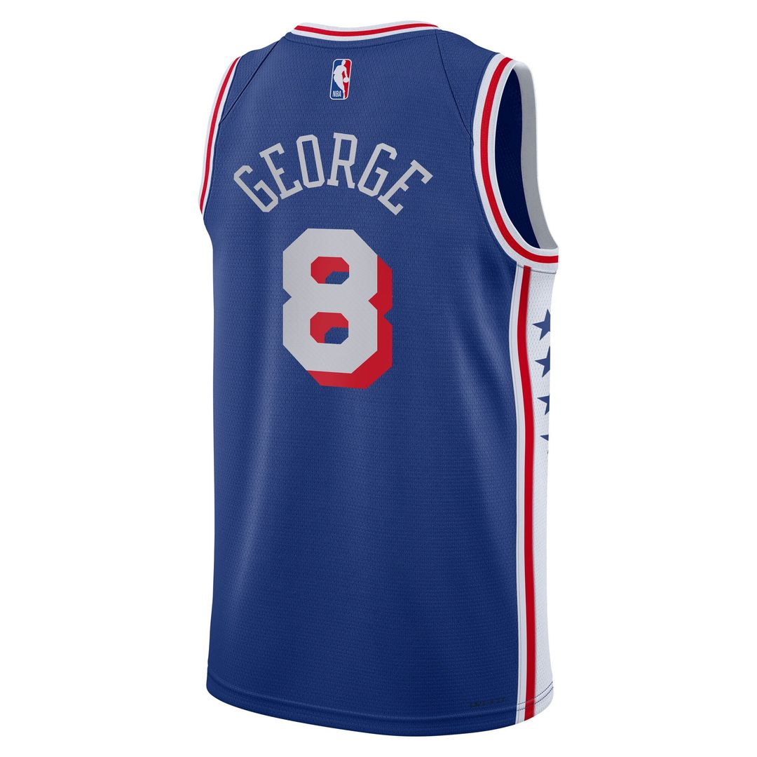 Philadelphia 76ers Paul George Nike Youth Swingman Jersey product image 3