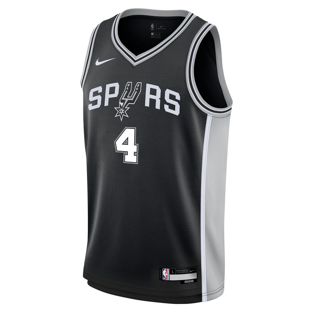 San Antonio Spurs De'Aaron Fox Nike Youth Swingman Jersey product image 2