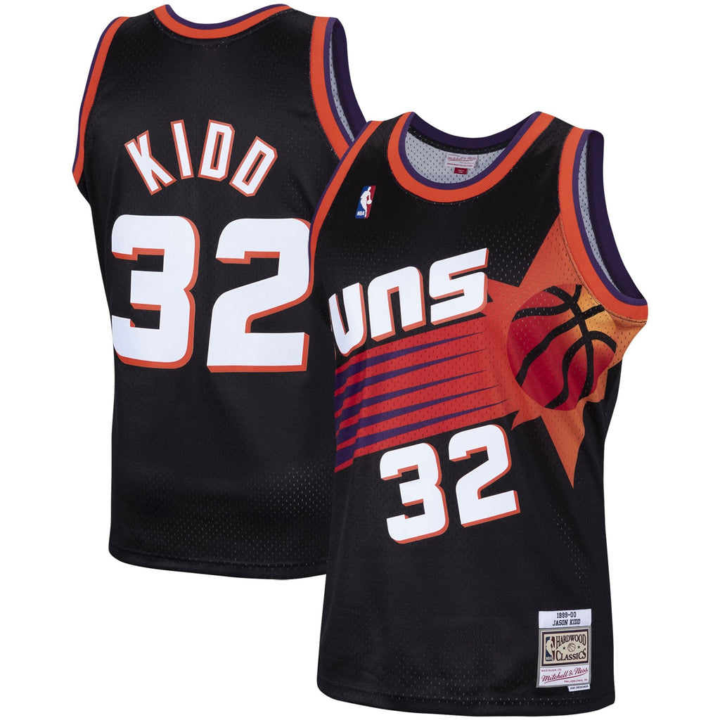 Phoenix Suns Jason Kidd Mitchell & Ness Black 1999-2000 Hardwood Classics Swingman Jersey for Men product image 1, provided