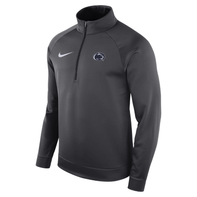 Nike Mens Penn State Nittany Lions Long Sleeve Therma 1/2 Zip Top product image 1, provided for visual reference and product