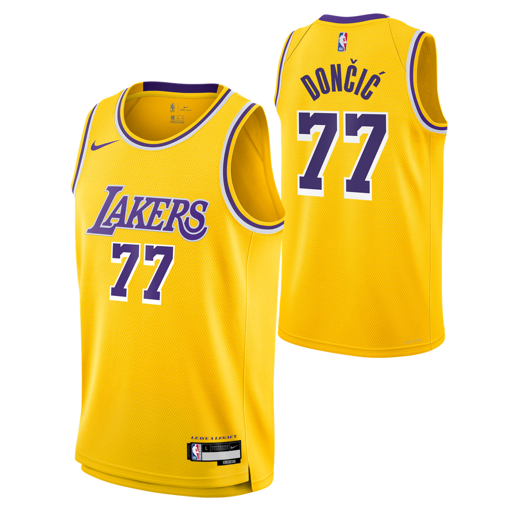 Los Angeles Lakers Luka Dončić Nike Unisex Swingman Jersey product image 1