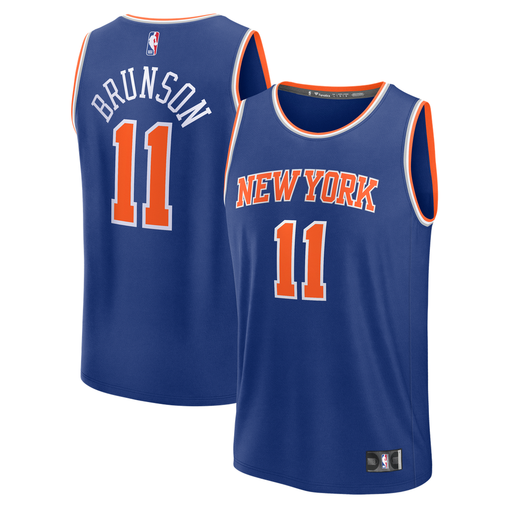 New York Knicks Jalen Brunson Fanatics Youth Fast Break product image 1