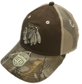 Chicago Blackhawks Ash Camouflage Adjustable Hat By Old Time Hockey product image 1, provided for visual reference and