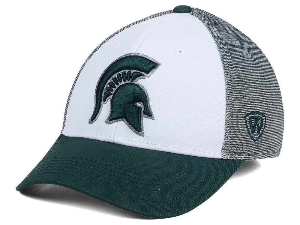 NCAA Michigan State Spartans Hustle Stretch Hat By Top Of The World product image 1, provided for visual reference and